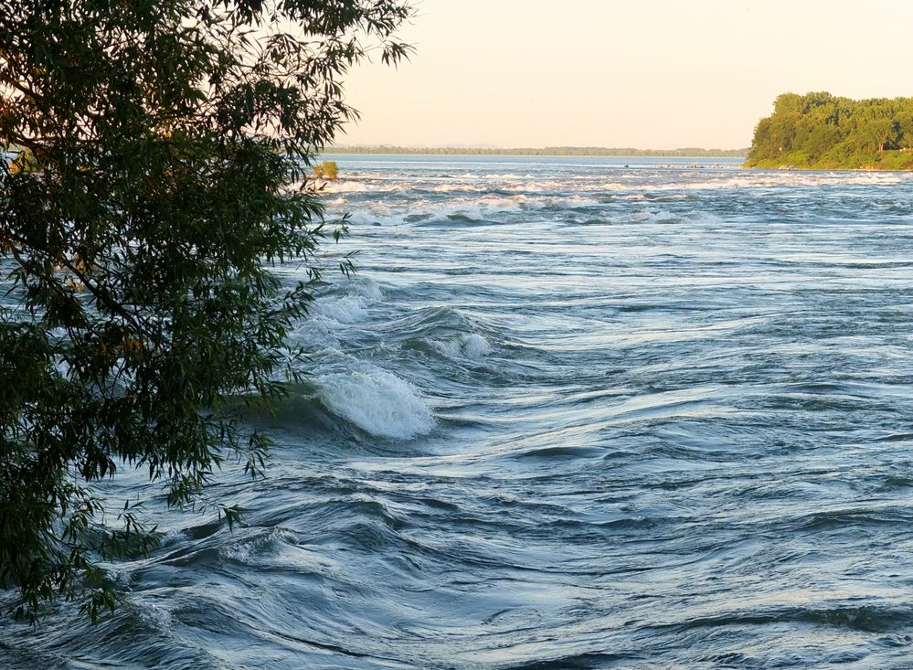 Fin de journée au bord du Saint- Laurent