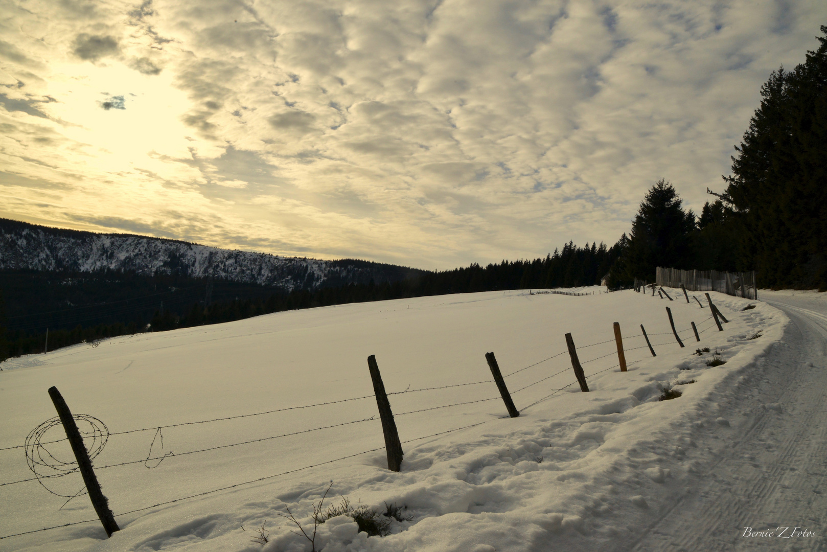 Fin de journée au Lac Blanc