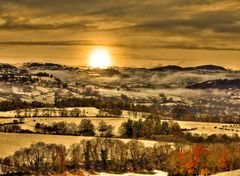 Fin de journée en Auvergne