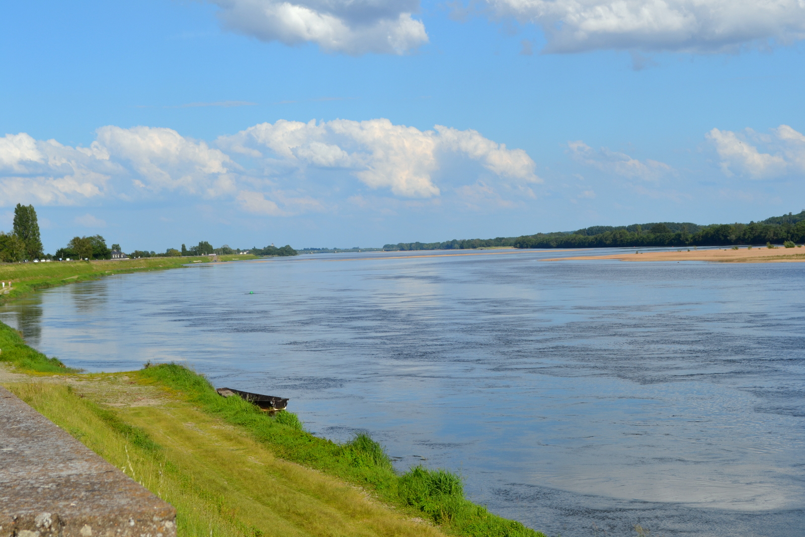 fin de journée en bord de loire