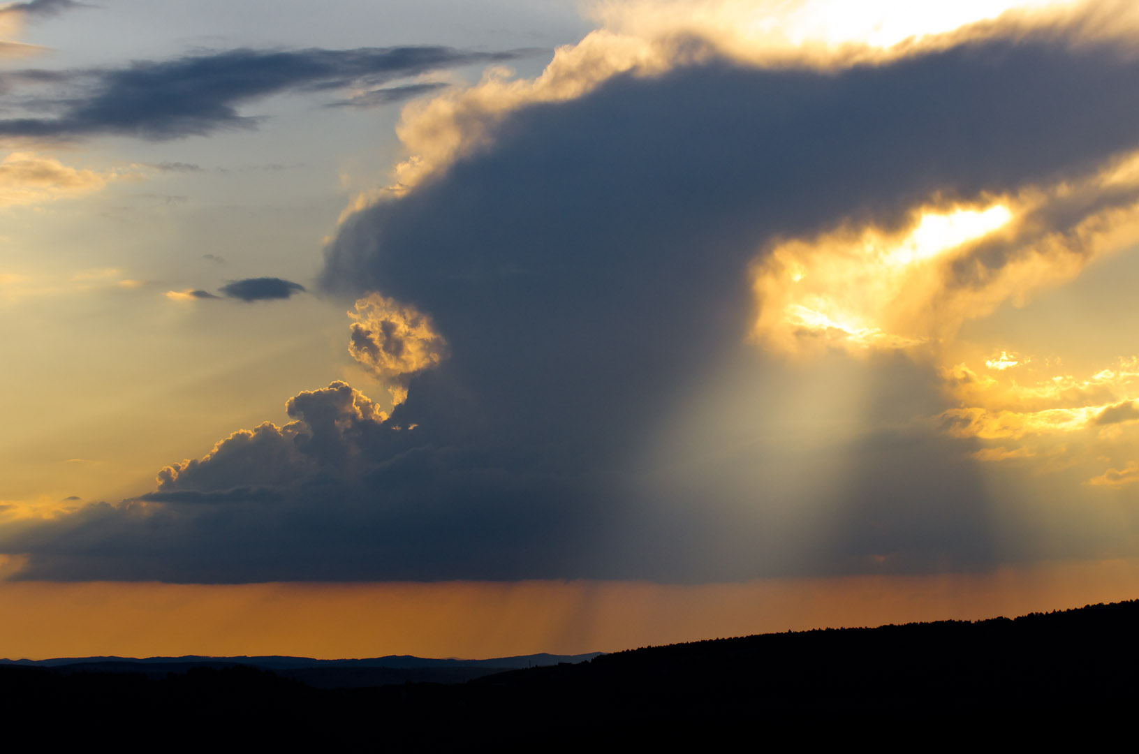 Fin de journée orageuse sur les cévennes