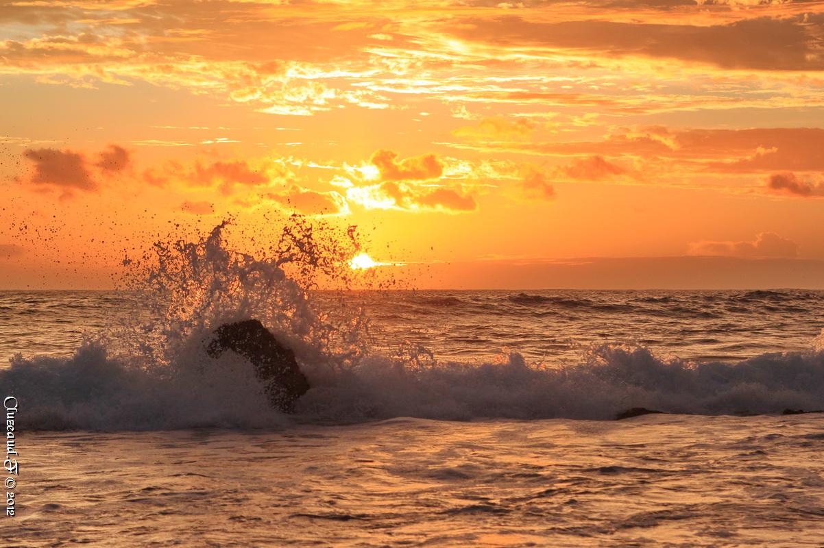 fin de journée sur grande anse (la réunion)