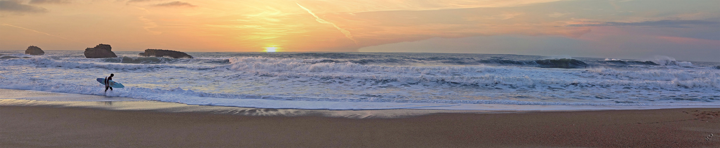 Fin de journée sur la Côte Basque