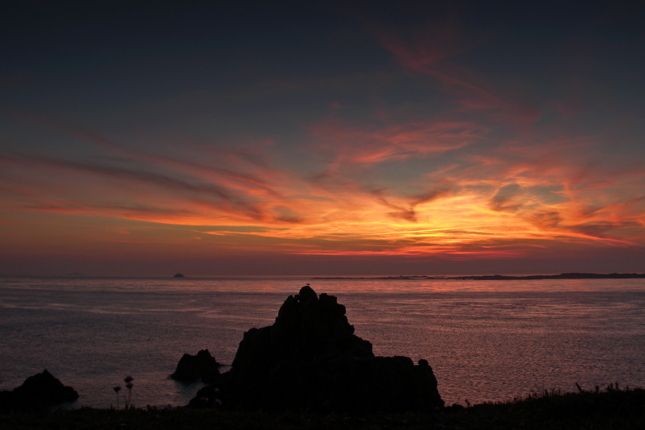 Fin de journée sur la Manche