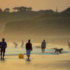 fin de journée sur la plage