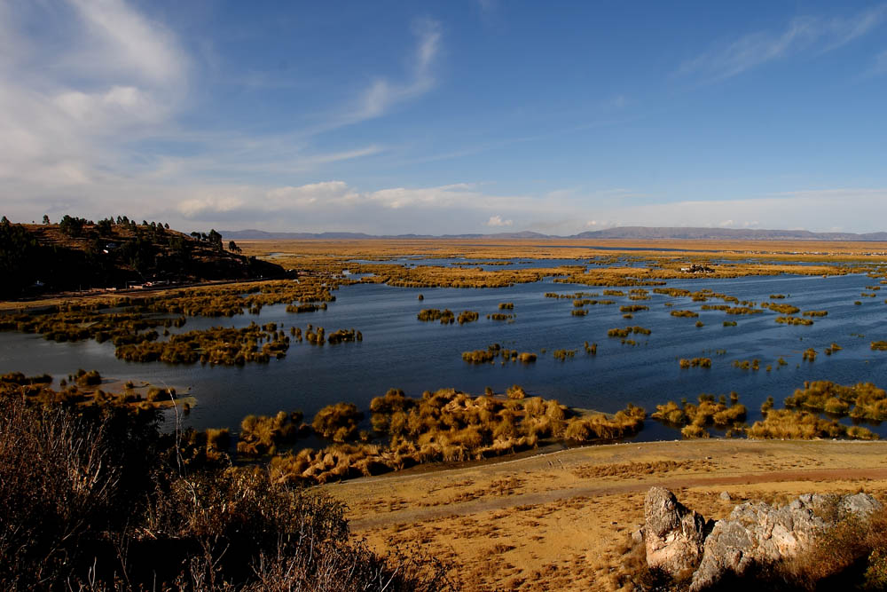 Fin de journée sur le lac Titicaca, Pérou