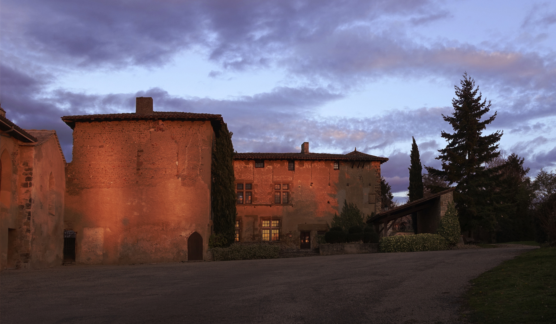 Fin de journée sur le Monastère 