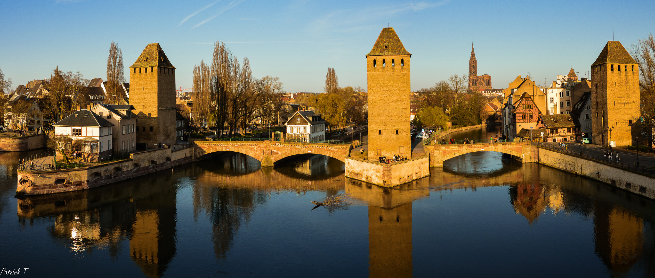 Fin de journée sur Strasbourg