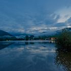 Fin de soirée sur le lac Chambon ( Auvergne )