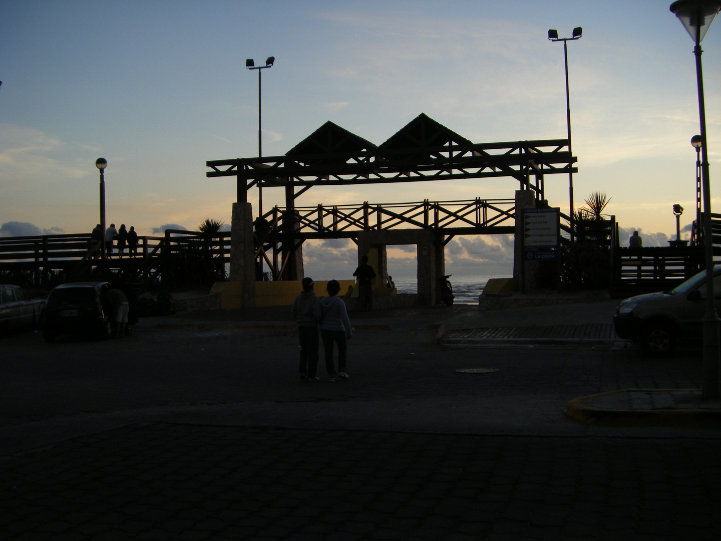 Fin del día en el balneario