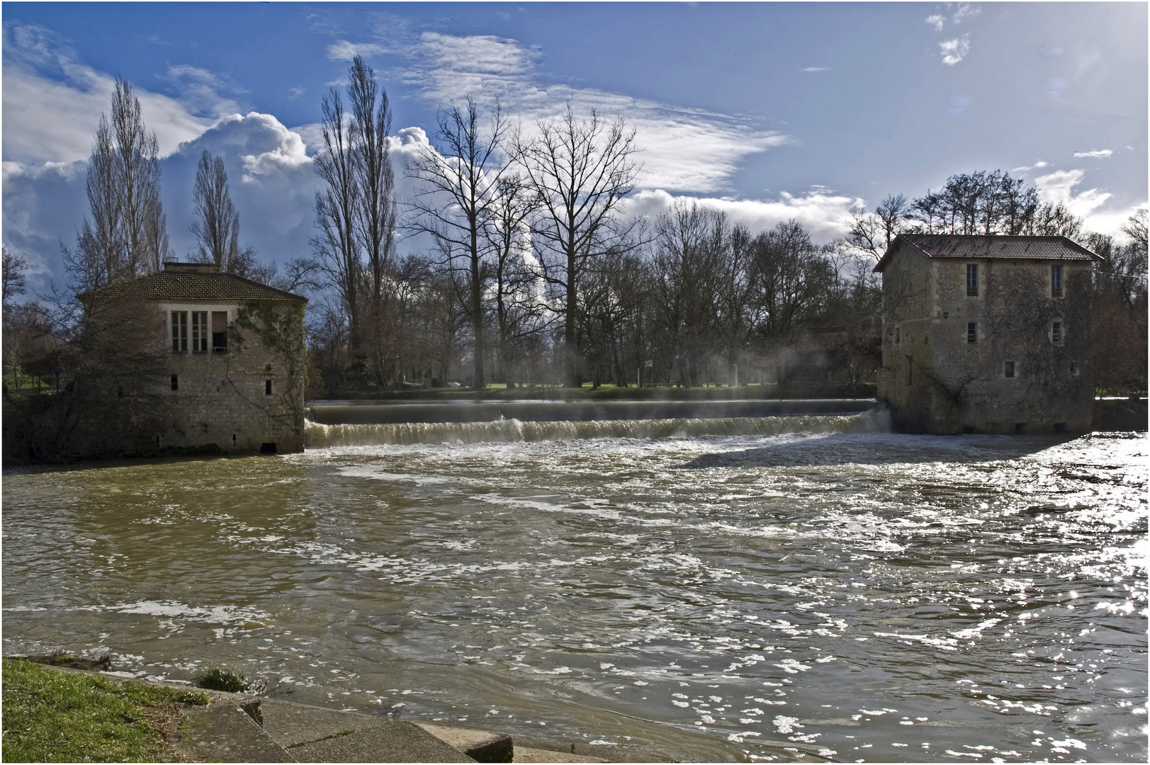 Fin d’hiver au moulin de Gauge  