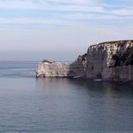 Fin du jour à Etretat