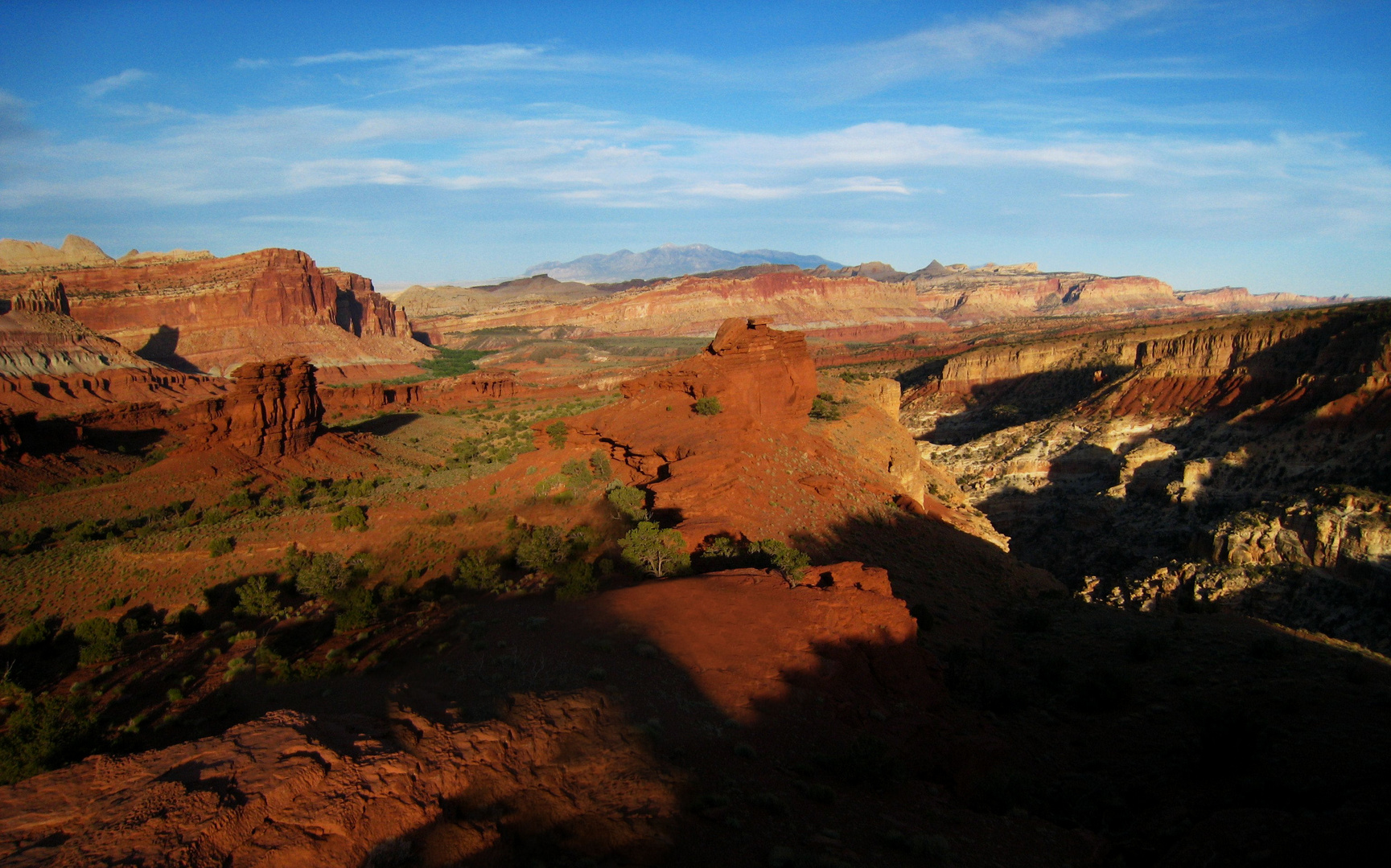 fin du jour dans l'Utah