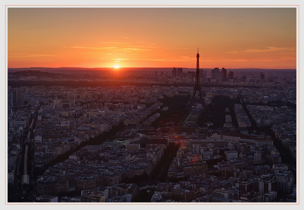 Fin du jour parisien