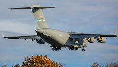 Final Approach over the Autumn Forest