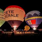 Finales Glühen beim Ballonfestival in der Bonner Rheinaue