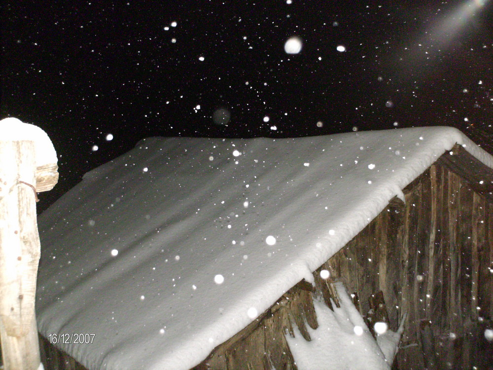 finalmente nevica