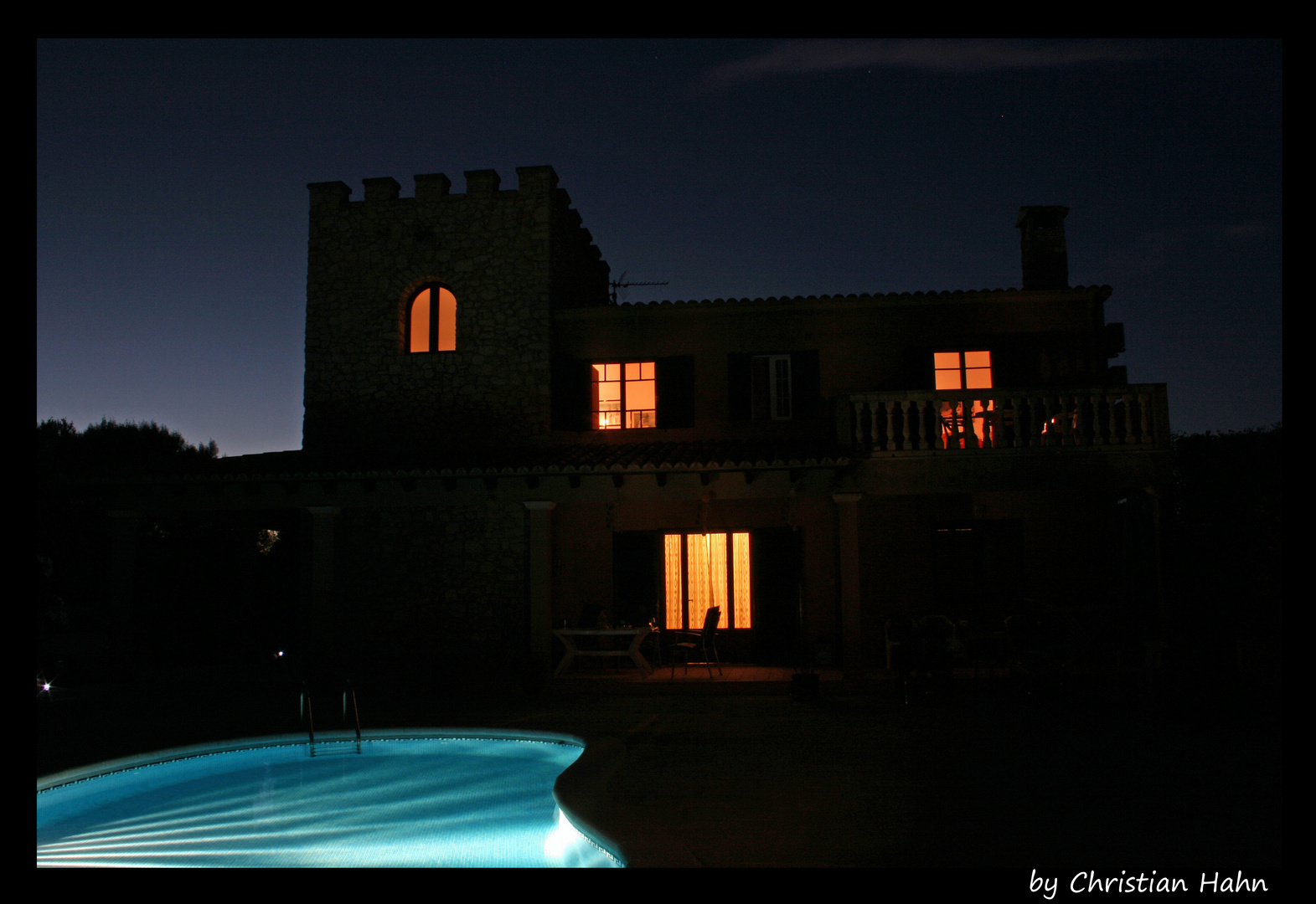 Finca (bei Santanyi) 3 (bei Nacht)