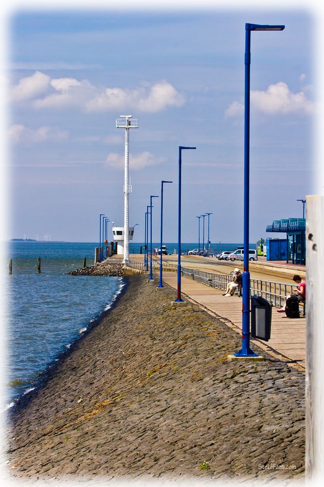 Findet die Fehler. Hafen Dagebüll, Nordfriesland