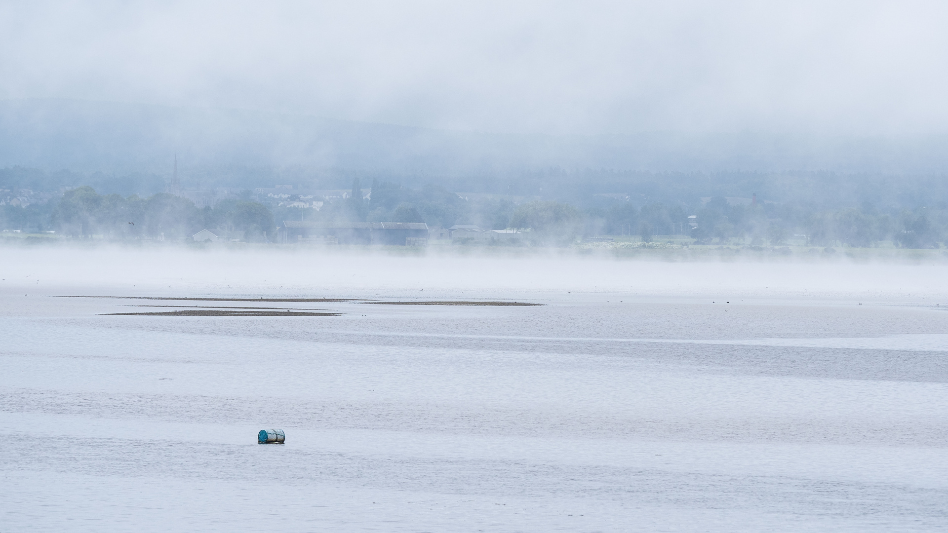 Findhorn im Nebel