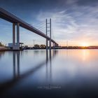 Fine Art - Die Rügenbrücke zum Sonnenuntergang