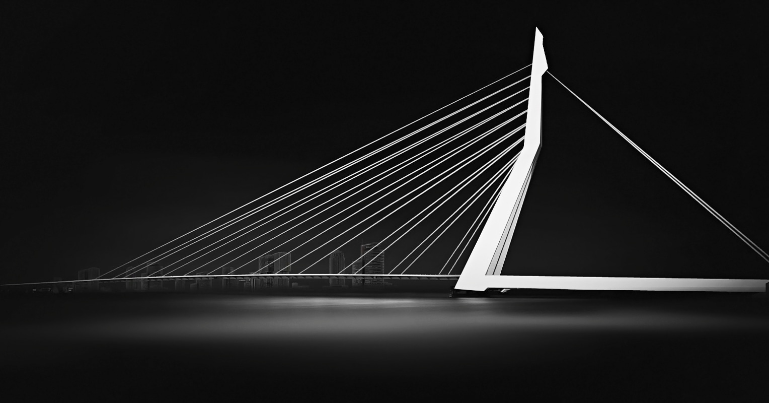 Fine Art Photography : Erasmusbridge Rotterdam