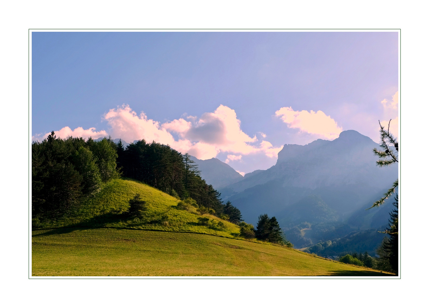 Fine giornata in Vercors (Francia)