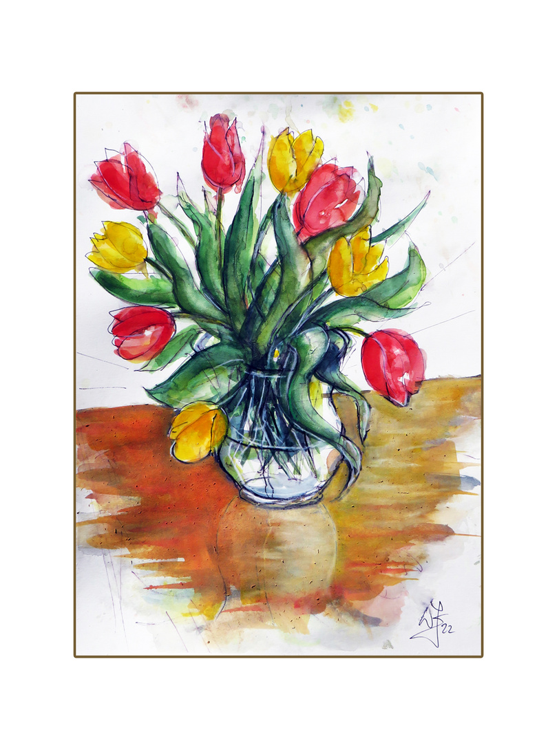 Fineliner-Aquarell_Tulpen_BOESNER250_30x42_R