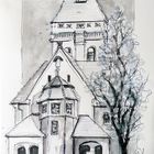 Fineliner_Kirche FF Original_ARTIST Skizzenblock160_A4