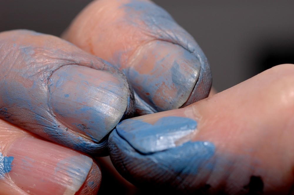 fingers of the painter