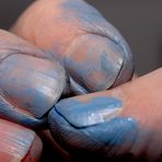 fingers of the painter