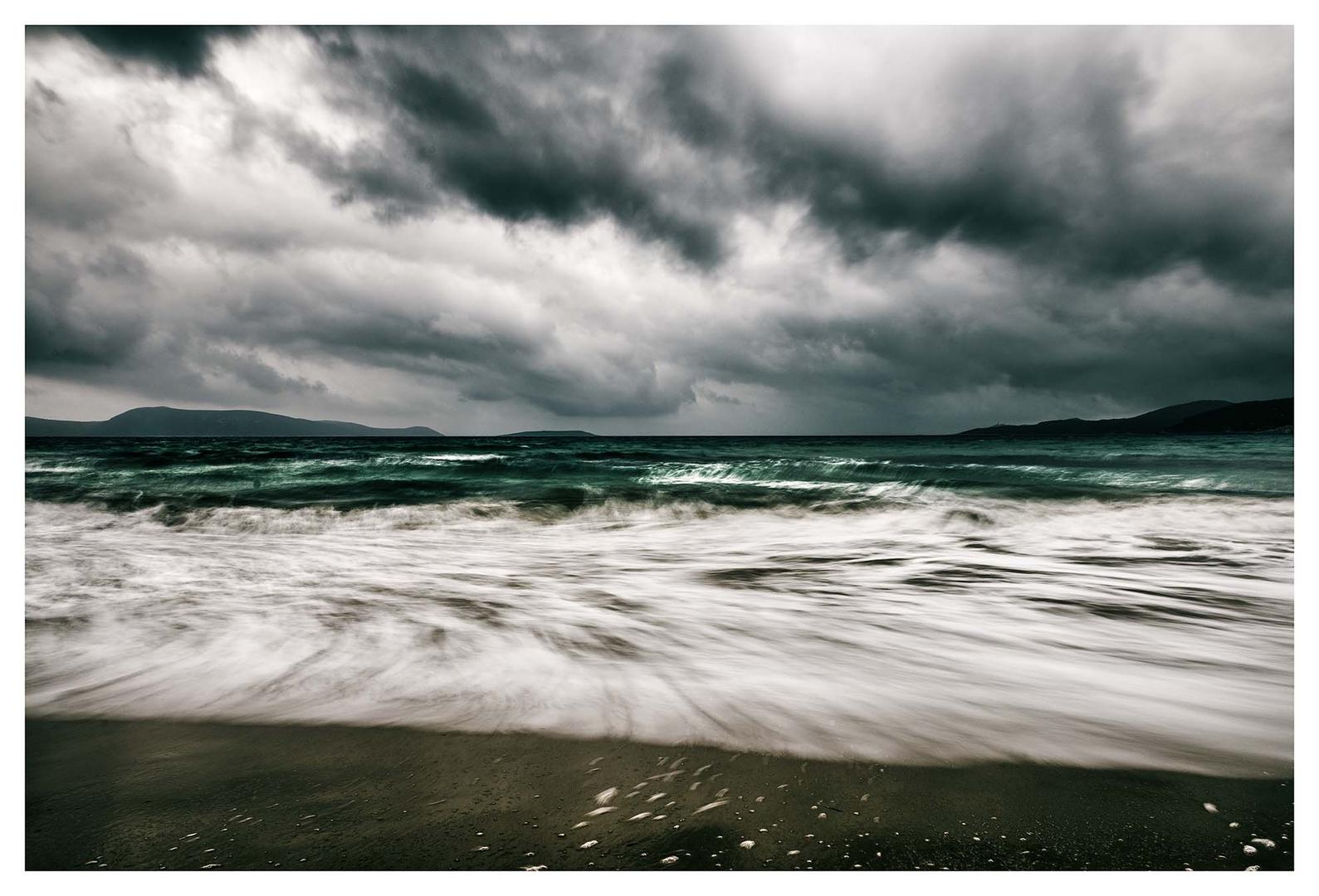 Finiki beach befor Thunderstorm