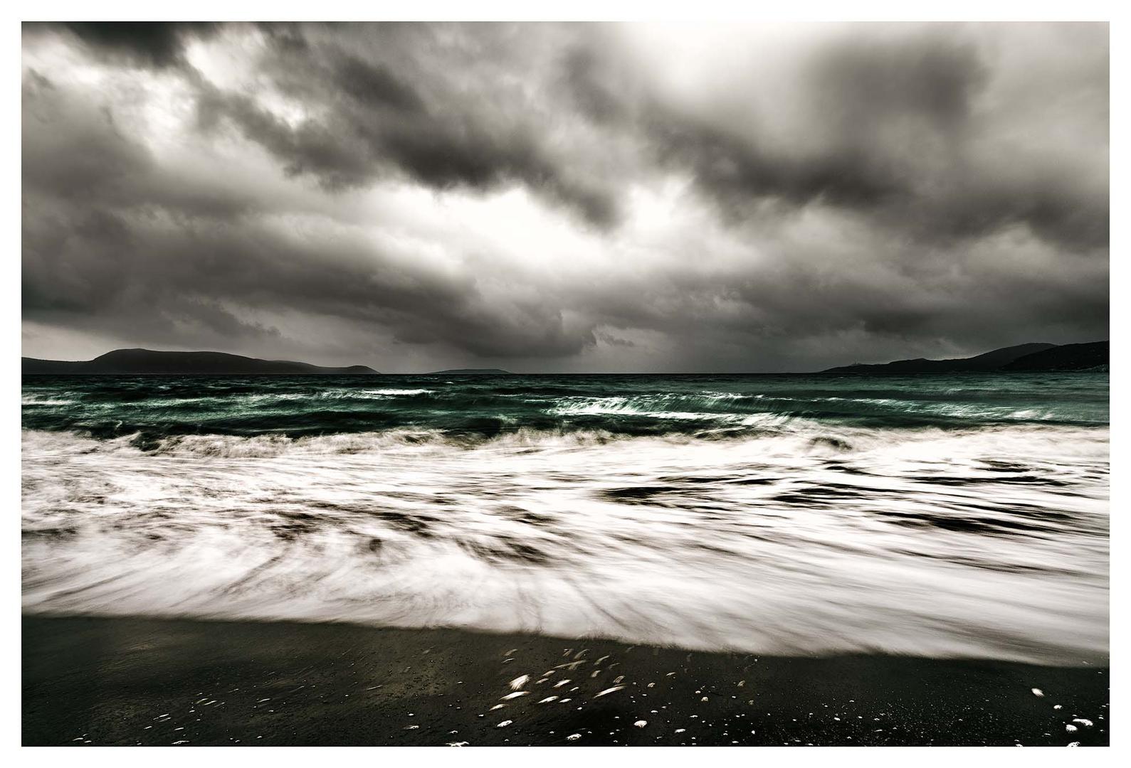 Finiki beach before Thunderstorm 