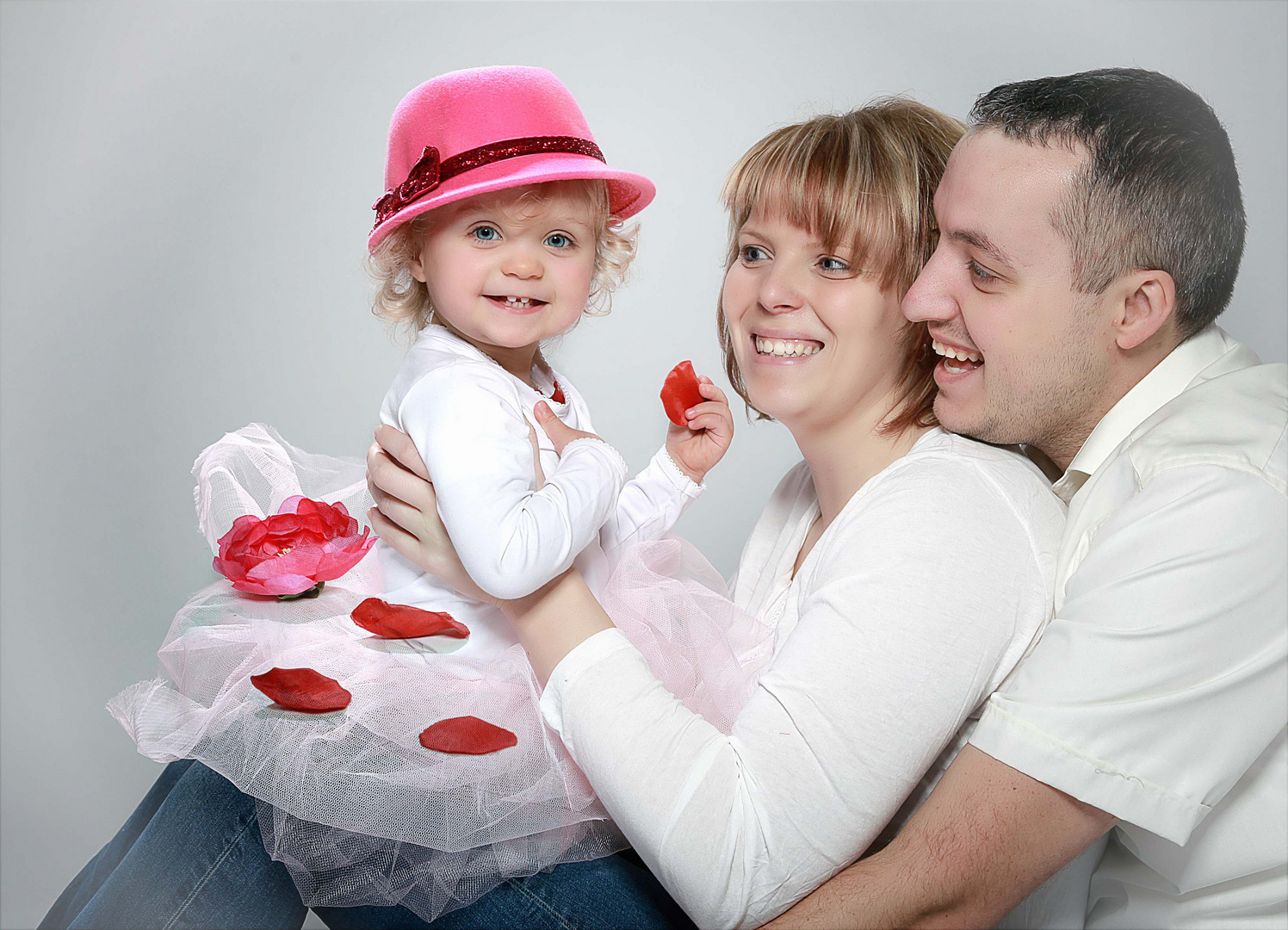 Finja, Mama, Papa - Familienfotografie Königs Wusterhausen