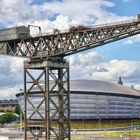 Finnieston Crane & Hydro Arena am River Clyde (nicht im Bild)