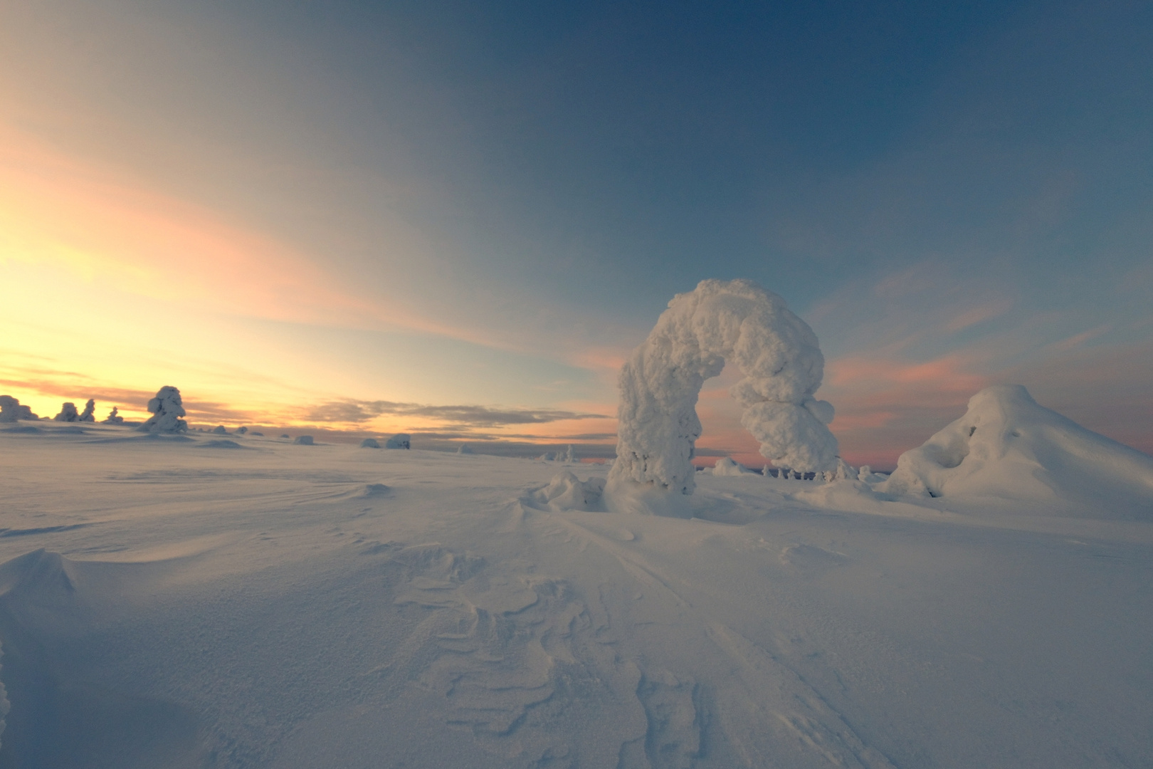 Finnisch Lappland Dezember 2019