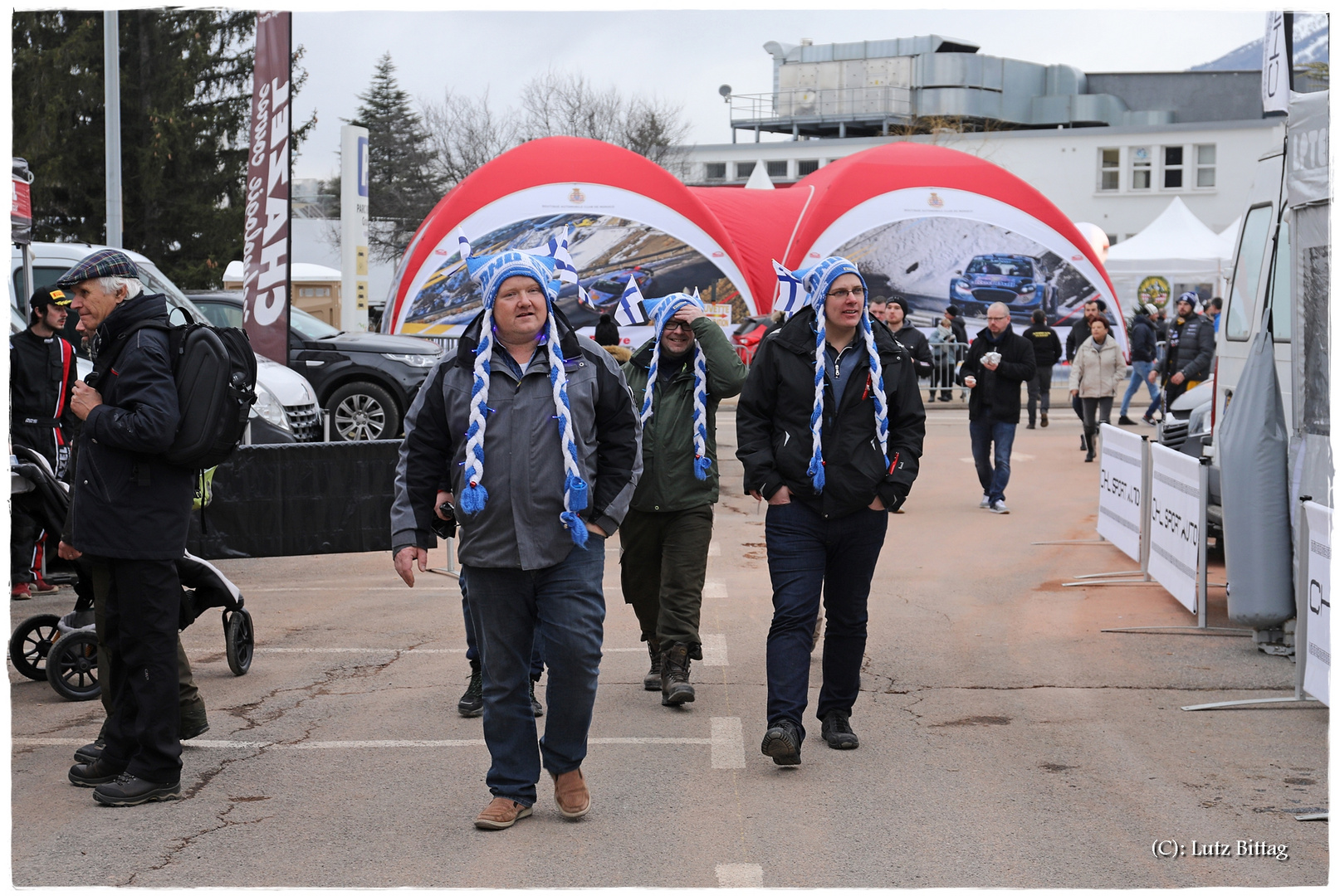 Finnische Rallye-Fans