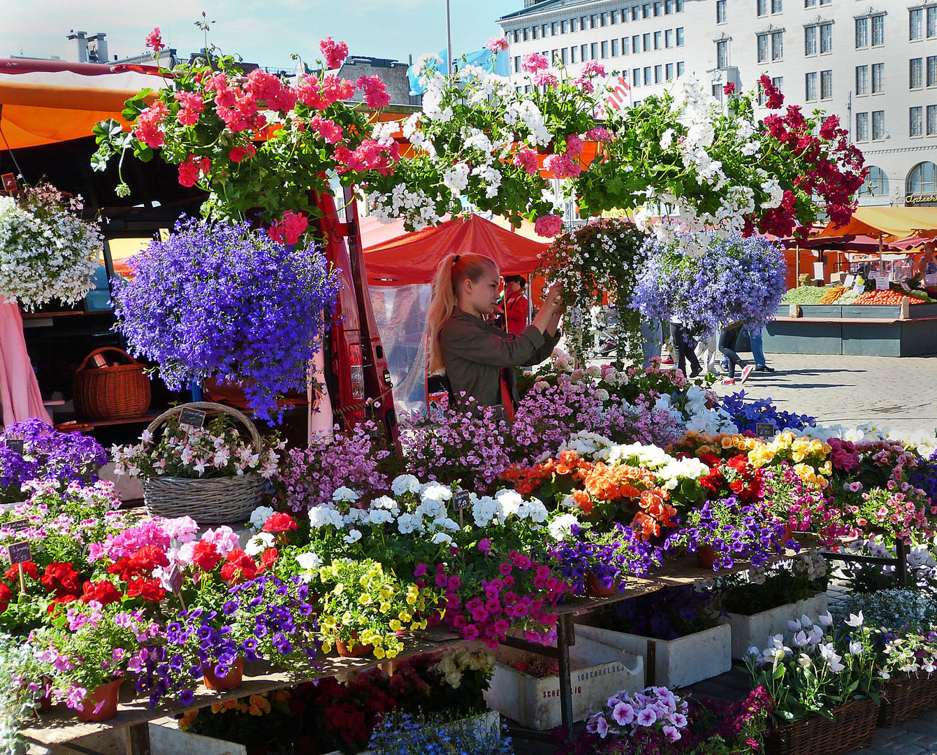 Finnisches Blumenmädchen