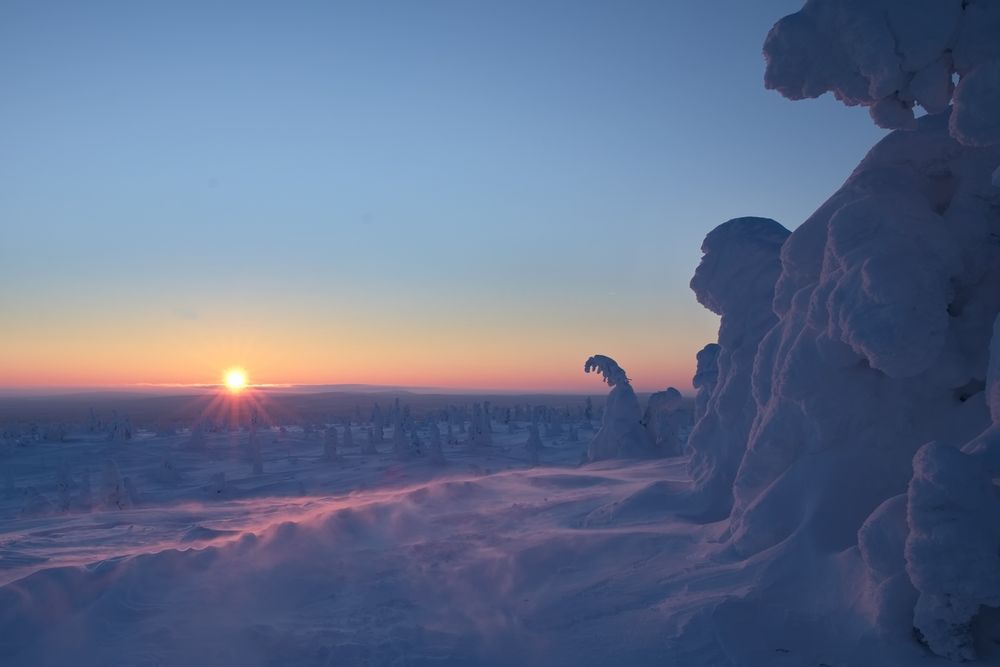 Finnland, -30°, Bise