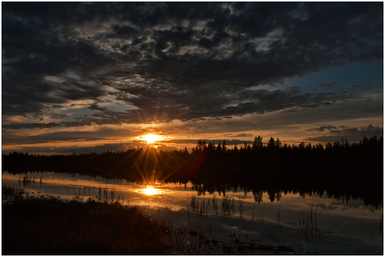 Finnland Bärenland [74] - Sunset