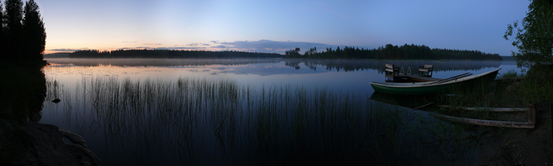 Finnland bei Nacht