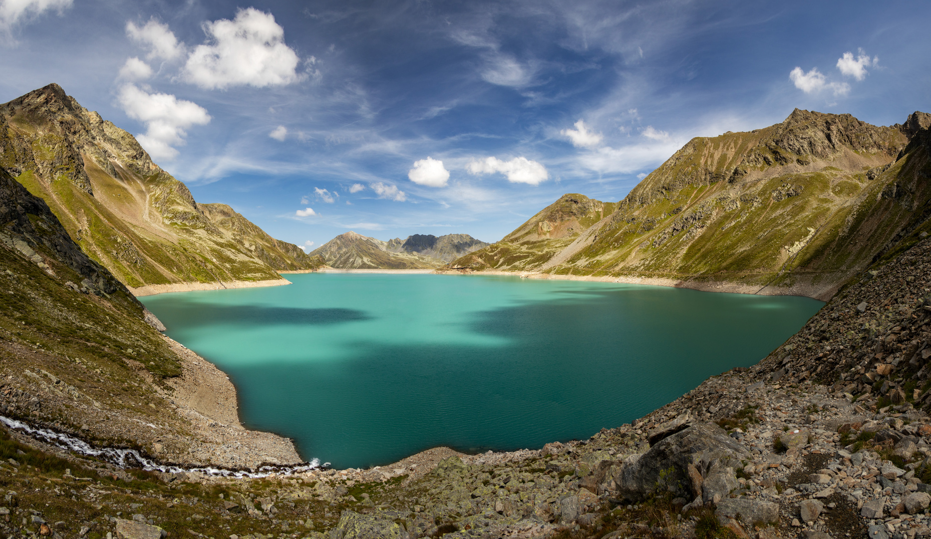 Finstertaler Stausee - Panorama