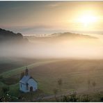 Fintenkapelle - die Herbstnebel kommen