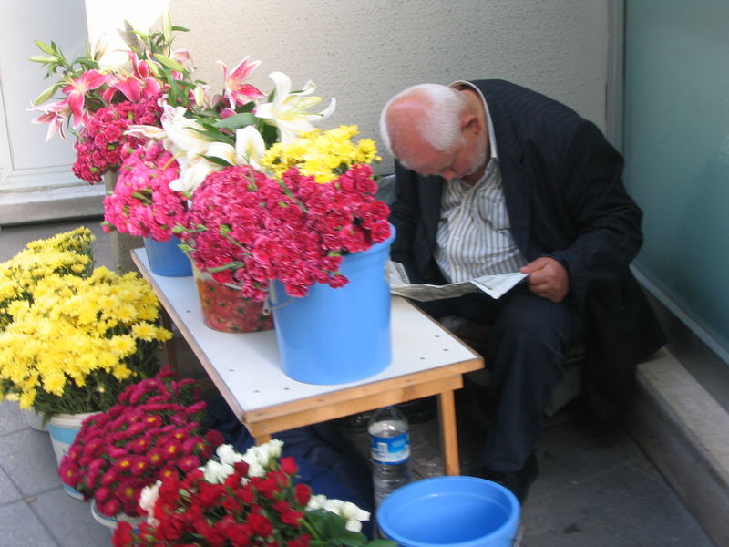 Fiori per la strada