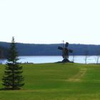 fir-tree and a mill