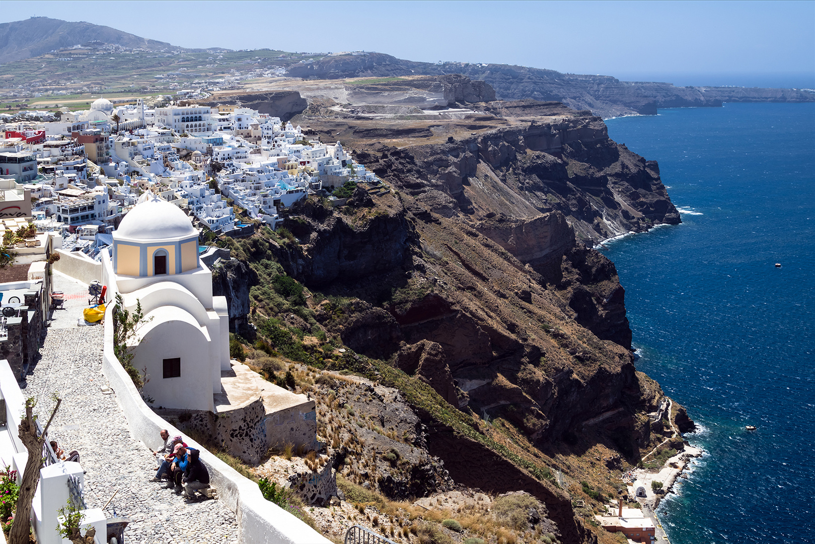 Fira und Caldera