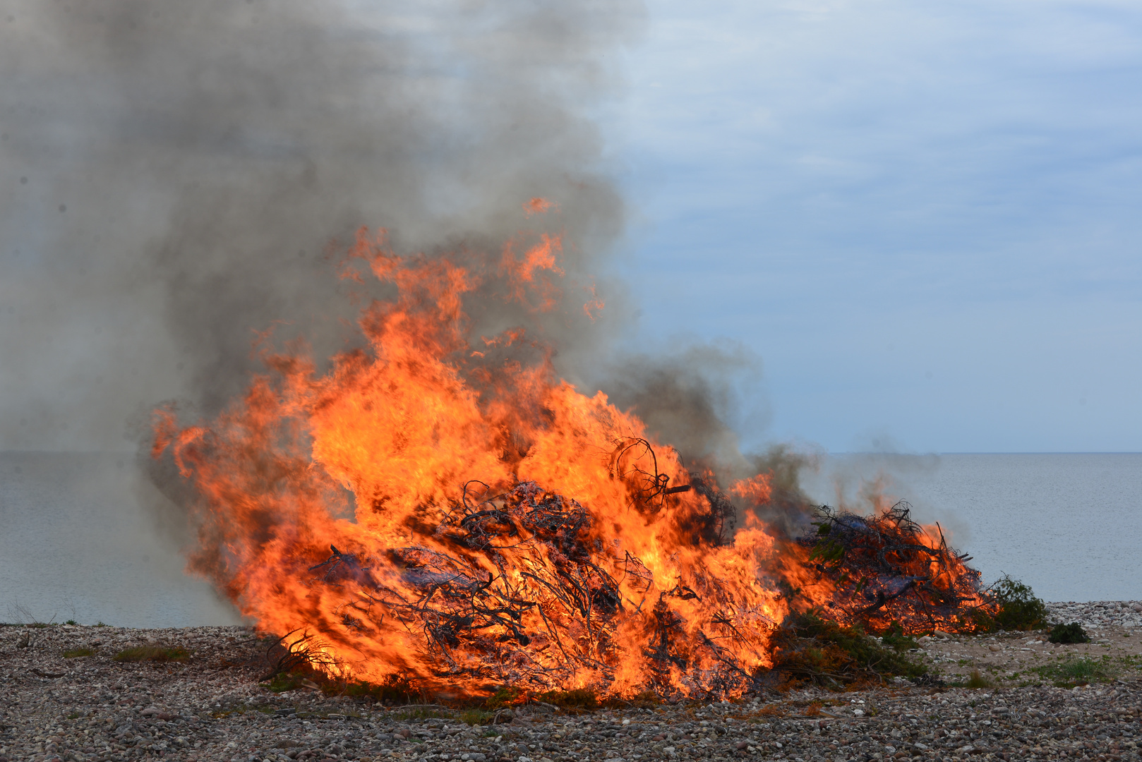 Fire @ Baltic Sea Estonia