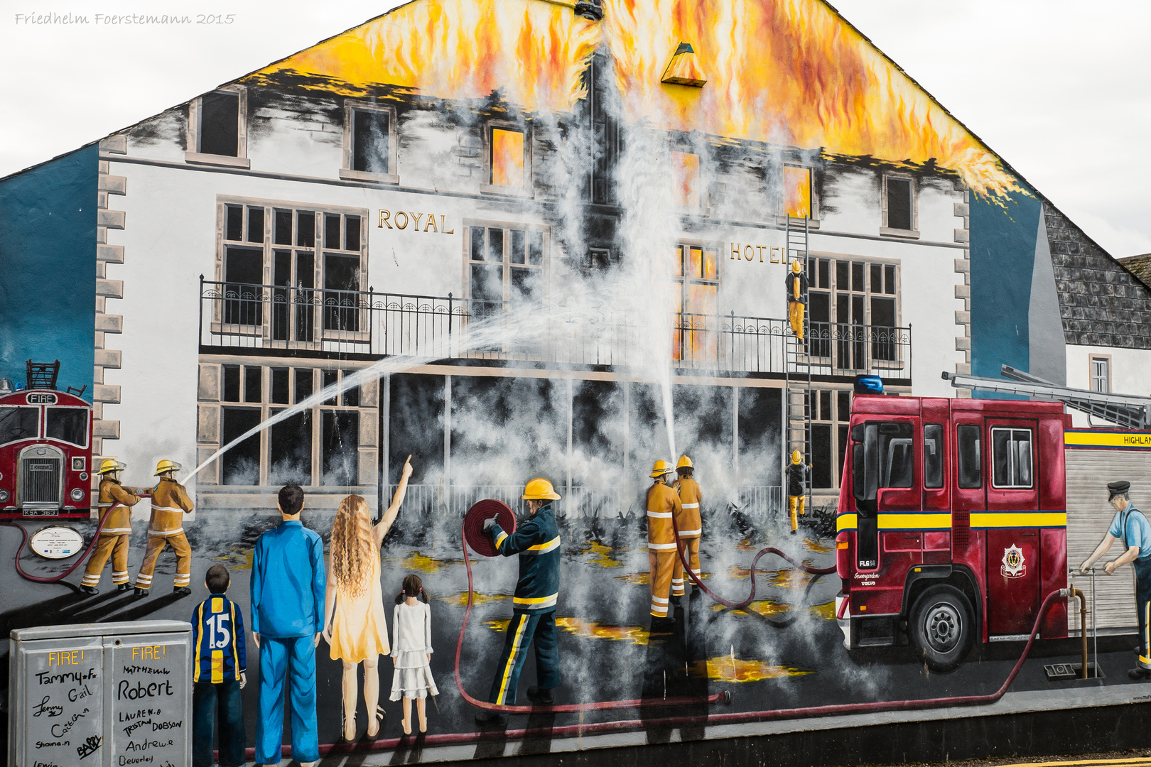 Fire Brigade in Invergordon