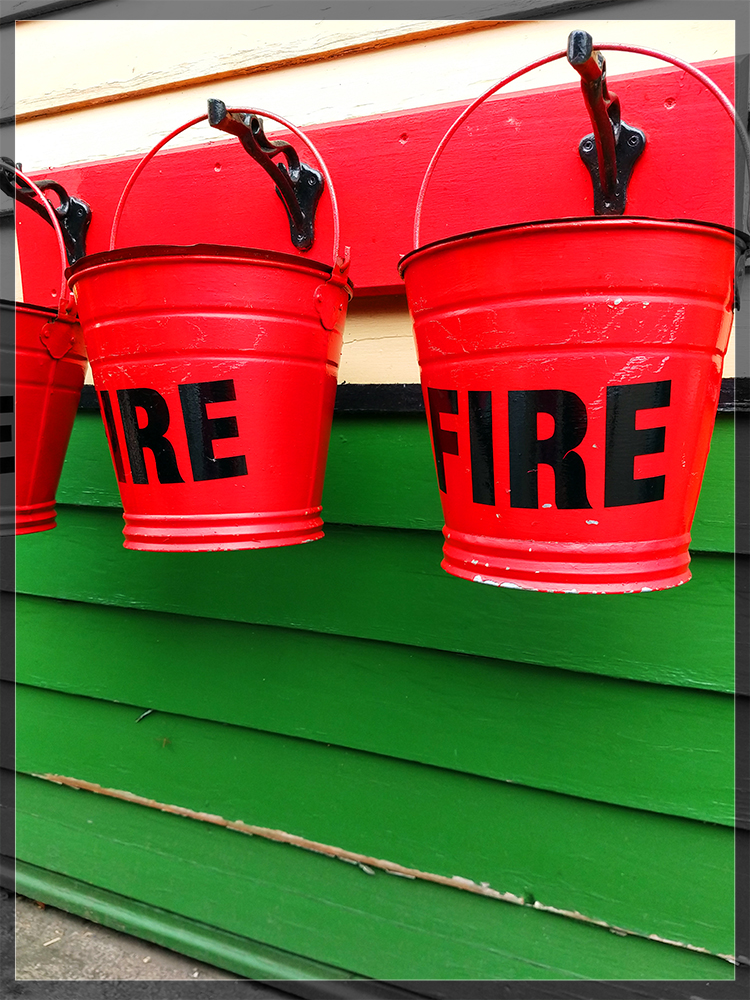 Fire Buckets at the NYMR