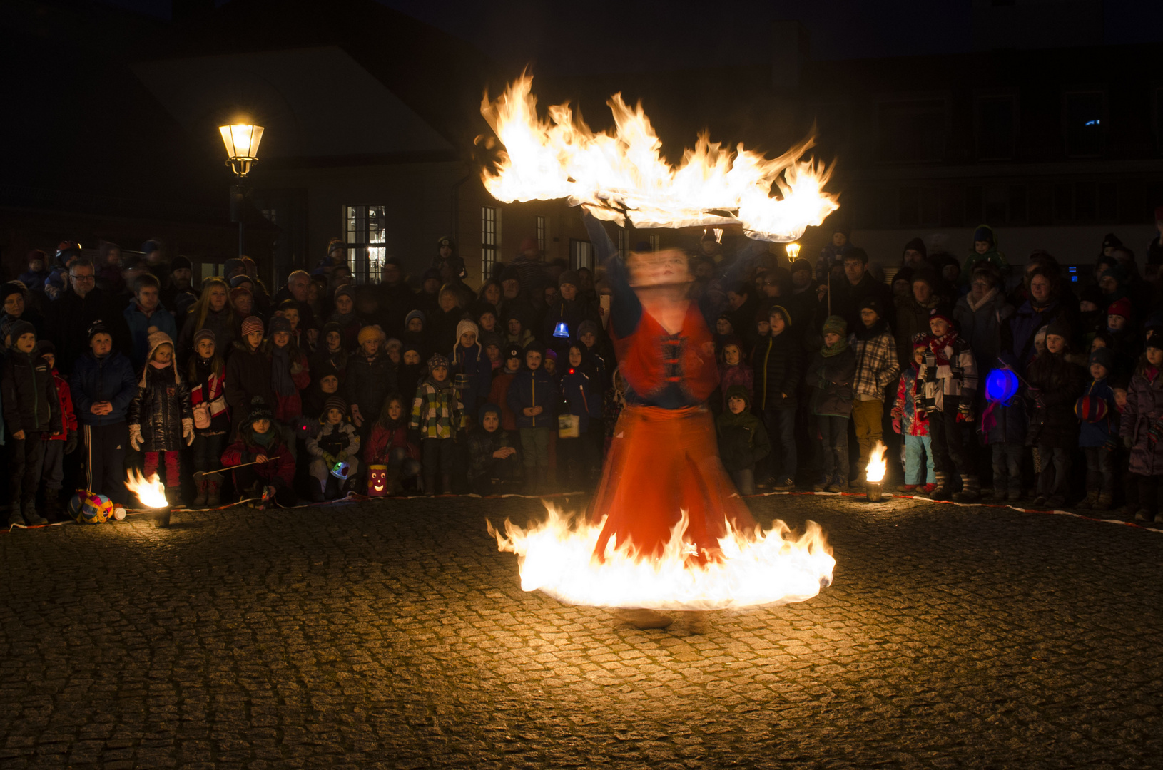 Fire dancer